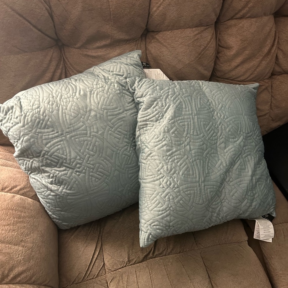SOLD Baby blue Throw pillows